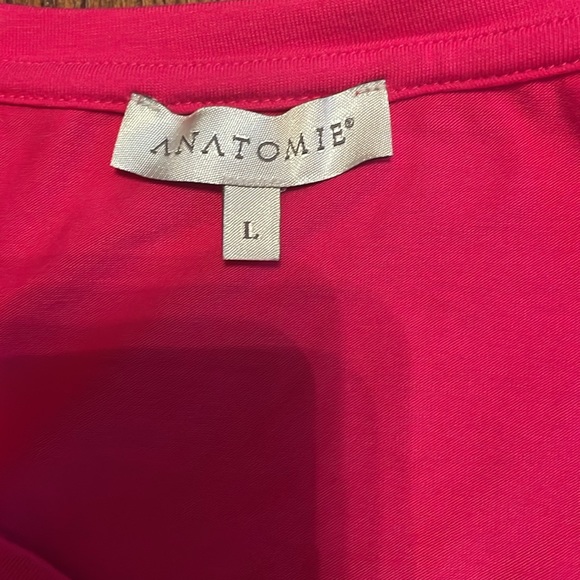 Anatomie long sleeve fuschia top - Picture 6 of 8